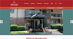 Desktop Screenshot of heritageapartmentstulsa.com